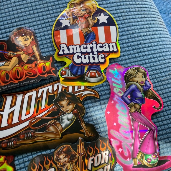 HUGE VINTAGE LOT STICKERS - Picture 2 of 16